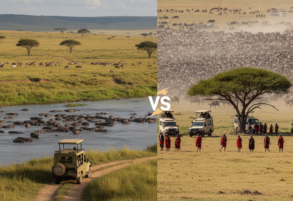 Mara Triangle vs Masai Mara National Reserve