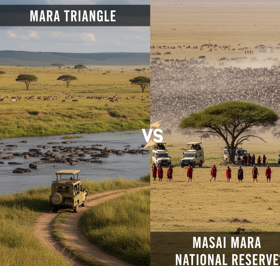 Mara Triangle vs Masai Mara National Reserve