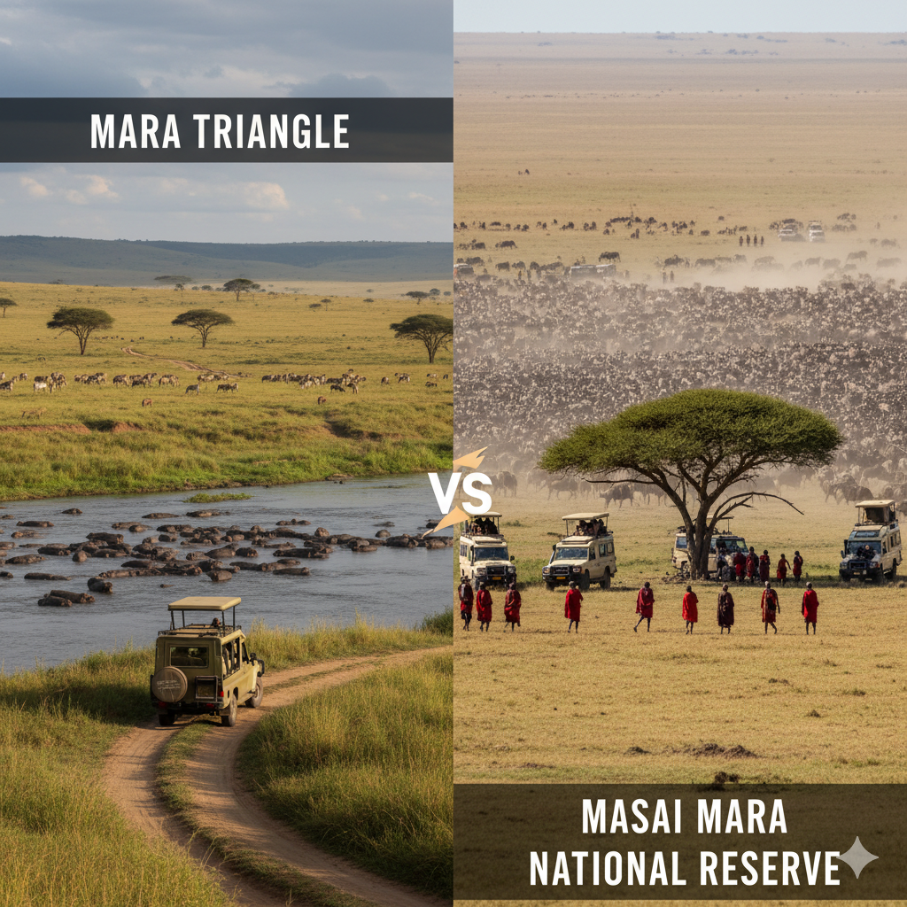 Mara Triangle vs Masai Mara National Reserve